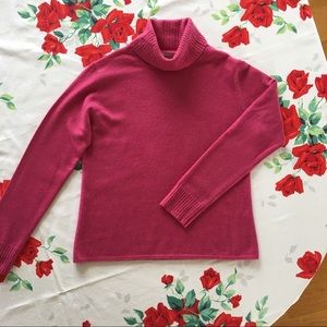 Cashmere Pink Turtle Neck Sweater